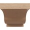 Ekena Millwork 8"W x 16"D x 8"H Wide Newport Rough Cedar Woodgrain TimberThane Corbel, Primed Tan CORUR08X16X08NEWRCPR - alternate 5